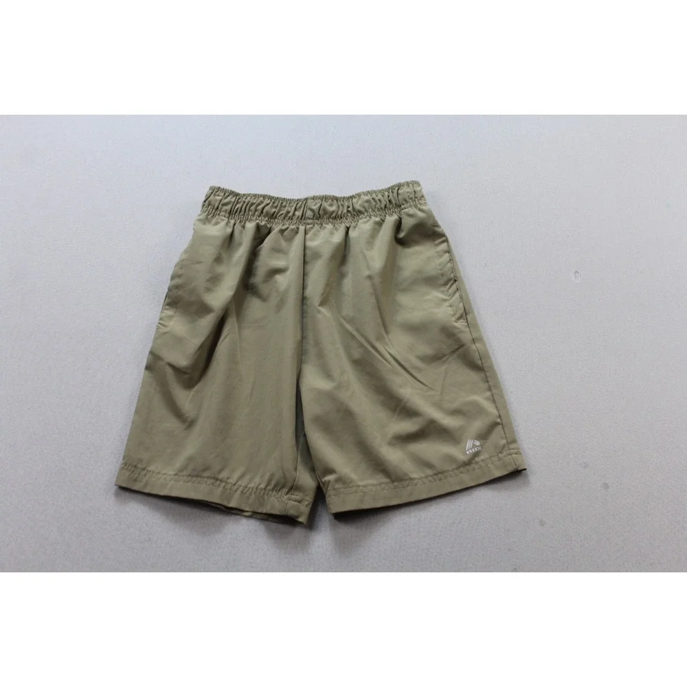 Boys Reebok Beige Active Shorts Casual Elastic Waist Size Medium